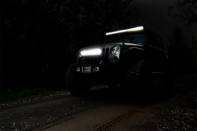 Chrome Series LED Light | 20 Inch | Dual Row | White DRL Rough Country