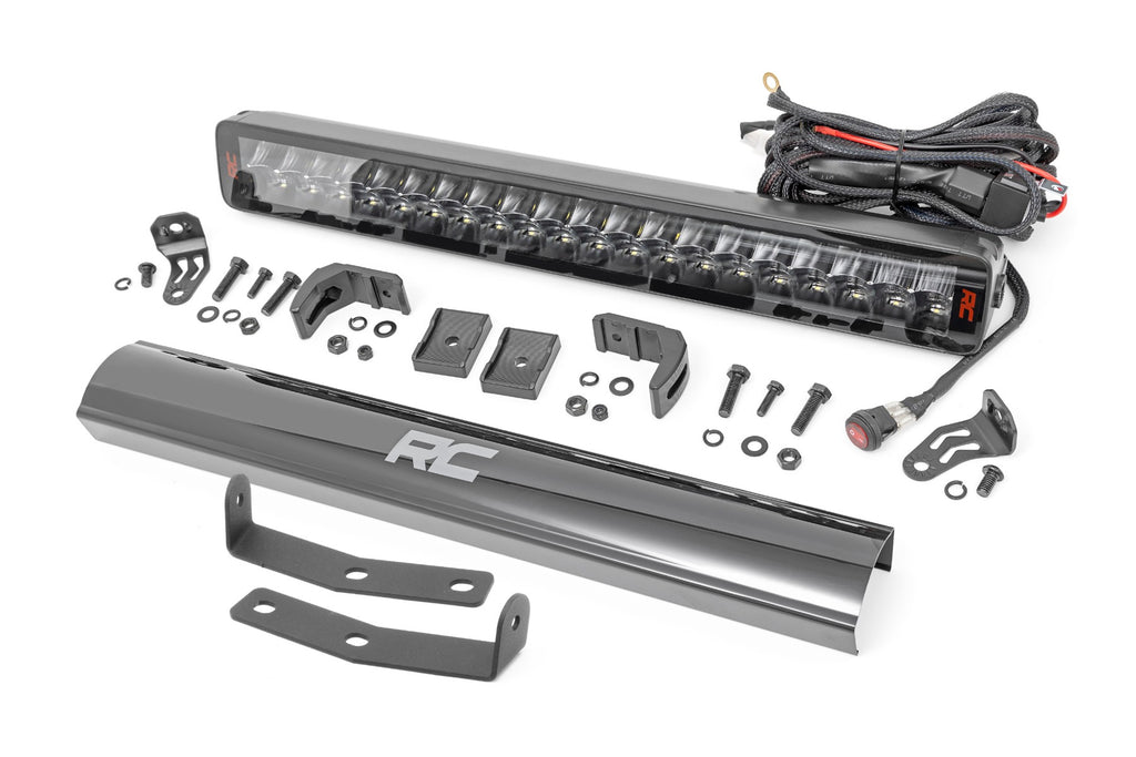 LED Light | Bumper Mnt | 20" Spectrum Dual Row | Nissan Titan XD (16-22) Rough Country