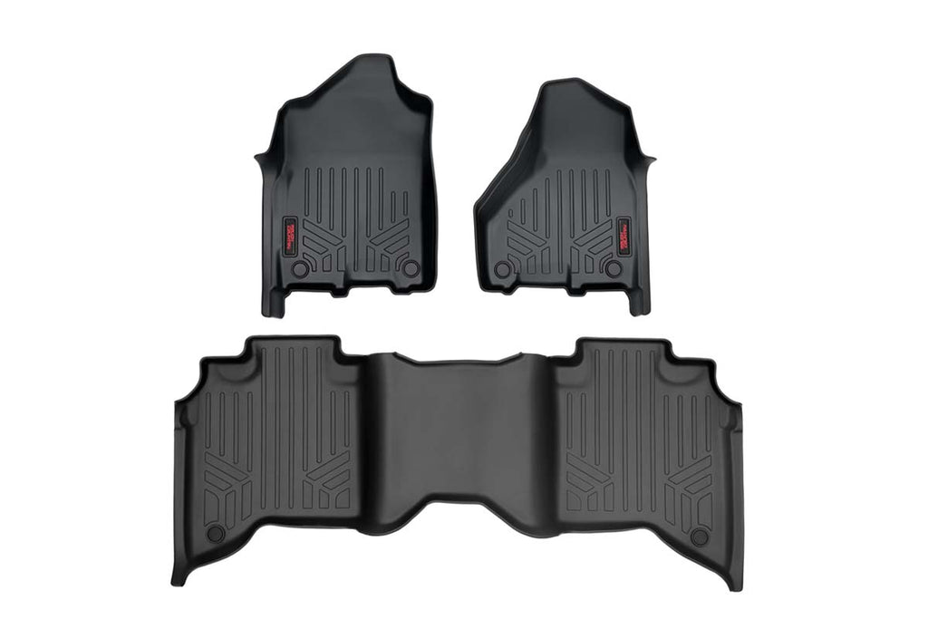 Floor Mats | FR & RR | FR Bucket | Crew | Ram 2500/3500 (19-23) Rough Country