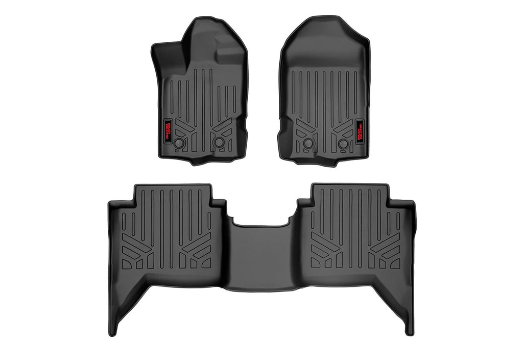 Floor Mats | FR & RR | Ford Ranger 2WD/4WD (2019-2023) Rough Country