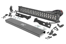 Load image into Gallery viewer, LED Light | Bumper Mount | 20" Black Dual Row| Amber DRL | Jeep Grand Cherokee WK2 (11-20) Rough Country