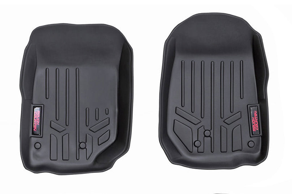 Floor Mats | Front | | Jeep Wrangler JK 4WD (2014-2018) Rough Country