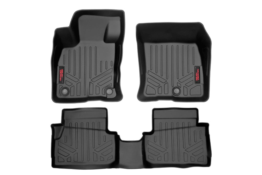Floor Mats | Front and Rear | Ford Maverick 2WD/4WD (2022-2023) Rough Country