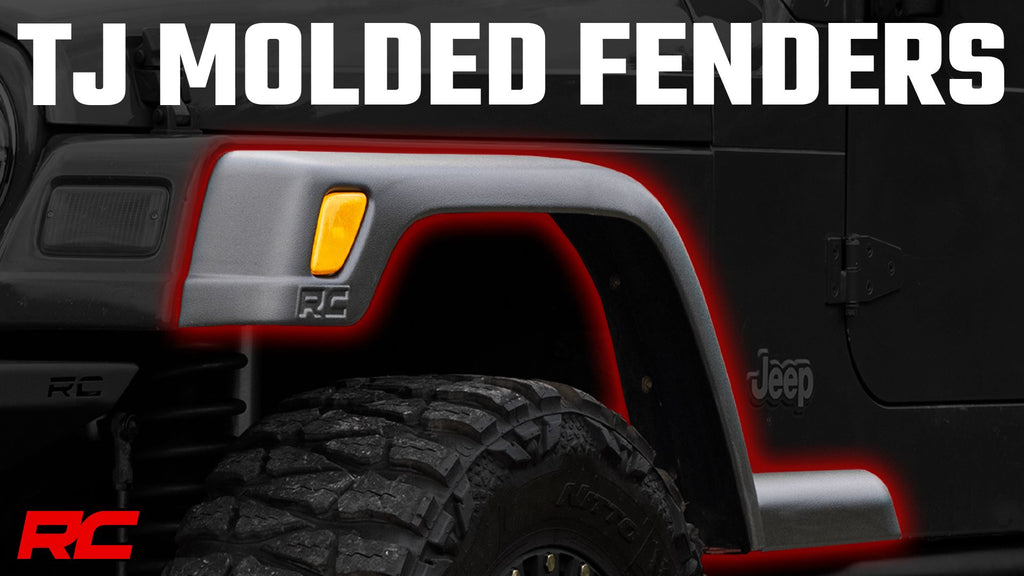 Fender Flare Kit | 5.5" Wide | Jeep Wrangler TJ 4WD (1997-2006) Rough Country
