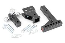 Load image into Gallery viewer, Adjustable Trailer Hitch | 6 Inch Drop | Multi-Ball Mount | Fits 2 Inch Receiver Rough Country
