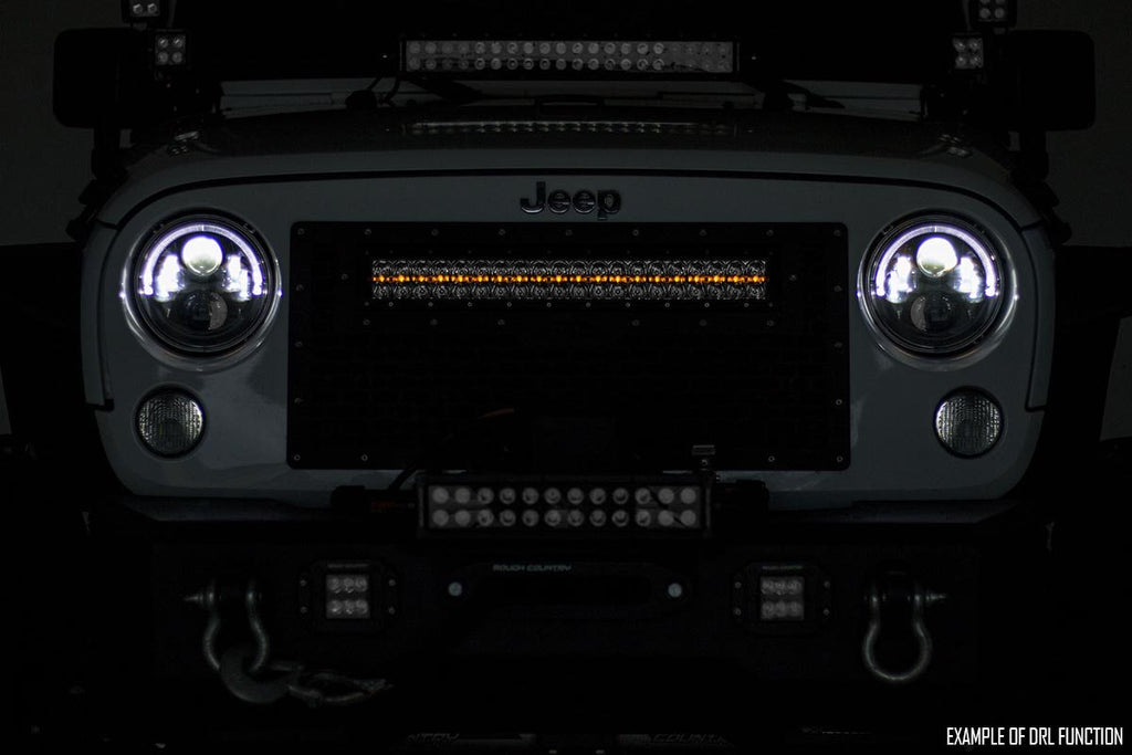 Chrome Series LED | 50 Inch Light | Dual Row | Amber DRL Rough Country