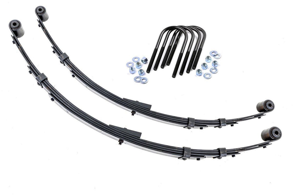 Rear Leaf Springs | 4" Lift | Pair | Jeep Wrangler YJ 4WD (87-95) Rough Country