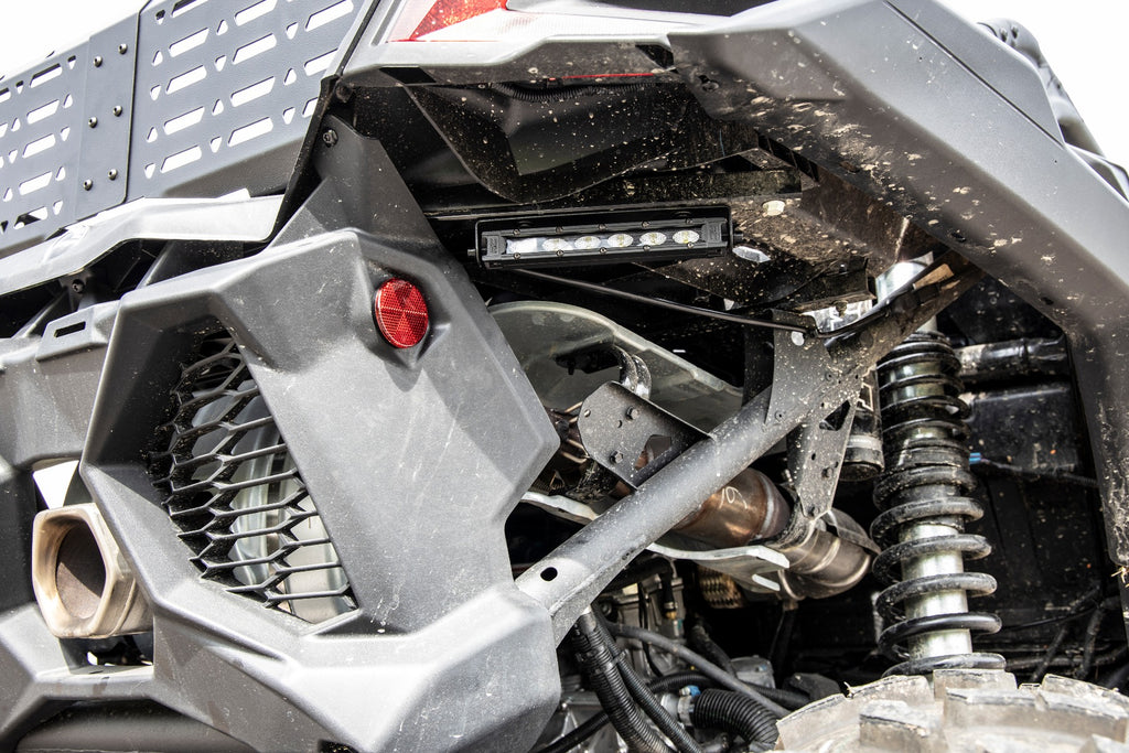 LED Light | Tail Light Mount | 6" Black Slimline Pair | Can-Am Maverick X3 Rough Country