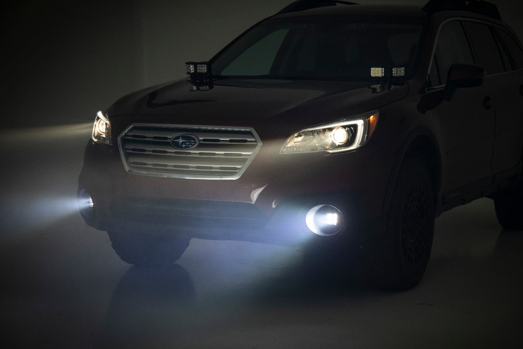 LED Light Kit | Fog Mount | 2" Black Pair | Fog | Subaru Outback (15-19) Rough Country