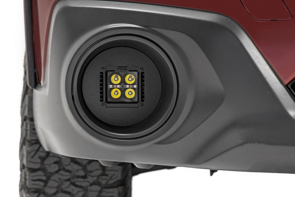LED Light Kit | Fog Mount | 2" Black Pair | Spot | Subaru Outback (15-19) Rough Country