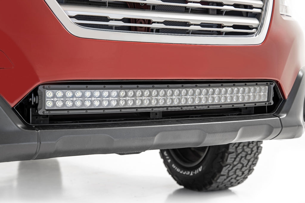 LED Bumper Mount Light Kit | 30" Black Dual Row | White DRL | Subaru Outback (15-19) Rough Country