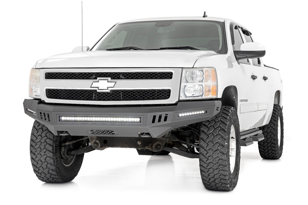 Front High Clearance Bumper | BLK LEDs | Chevy Silverado 1500 (07-13) Rough Country