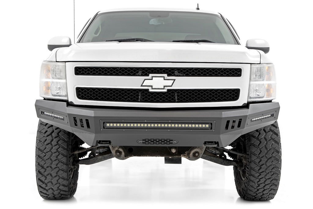 Front High Clearance Bumper | BLK LEDs | Chevy Silverado 1500 (07-13) Rough Country
