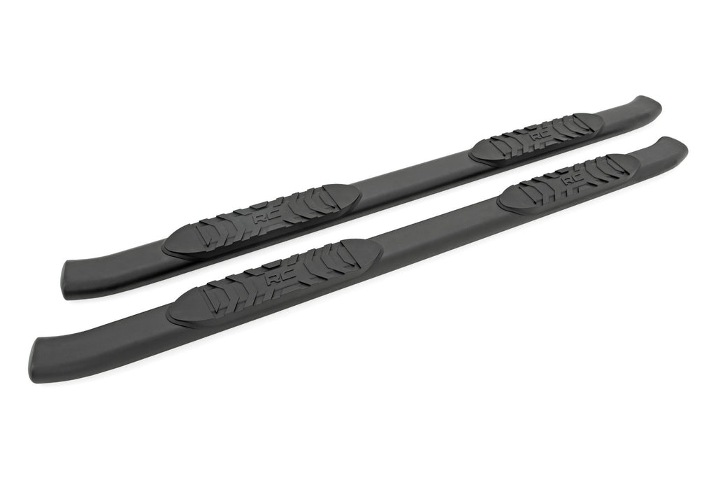 Oval Nerf Step | Crew Cab | Black | Chevy/GMC Tahoe/Yukon (21-23) Rough Country