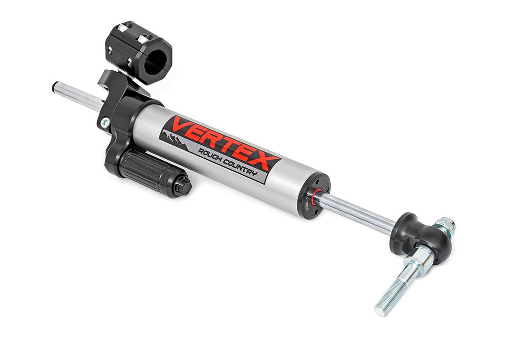 Vertex Steering Stabilizer | Pass-Through | Jeep Wrangler JK  (07-18) Rough Country