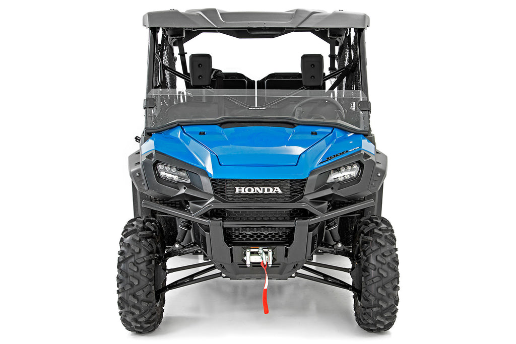 Half Windshield | Scratch Resistant | Honda Pioneer 1000/Pioneer 1000-5 Rough Country