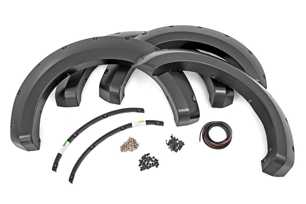 Pocket Fender Flares | Z1 Oxford White | Ford F-250/F-350 Super Duty (17-22) Rough Country