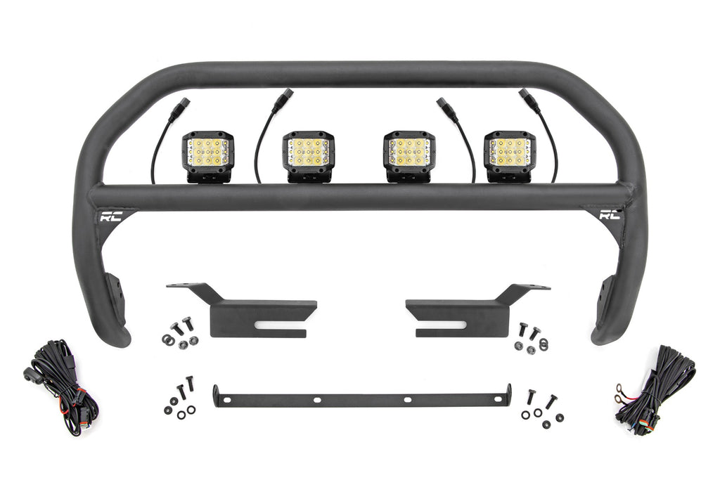 Nudge Bar | 3 Inch Wide Angle Led (x4) | Ford Bronco 4WD (21-23) Rough Country