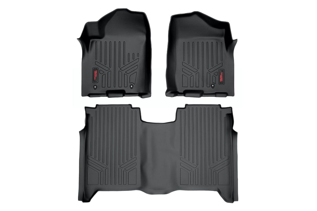 Floor Mats | FR & RR | Crew Cab | Nissan Titan 2WD/4WD (2004-2015) Rough Country