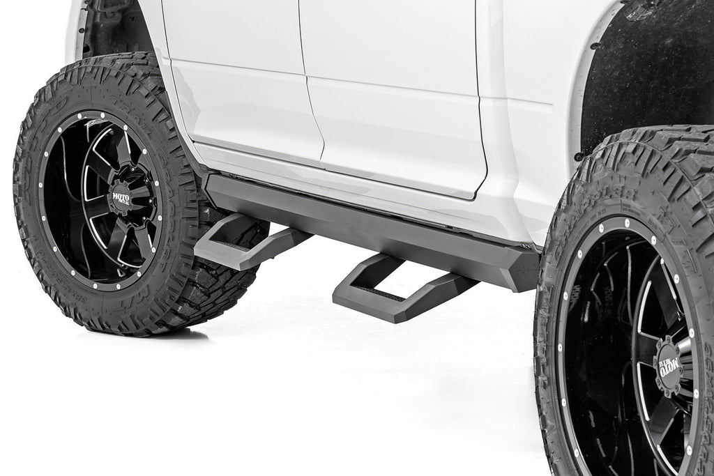SR2 Adjustable Aluminum Steps | Crew Cab | Ram 1500/2500/3500 2WD/4WD Rough Country