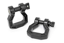 Load image into Gallery viewer, D-Ring | Forged | Pair | Black Rough Country