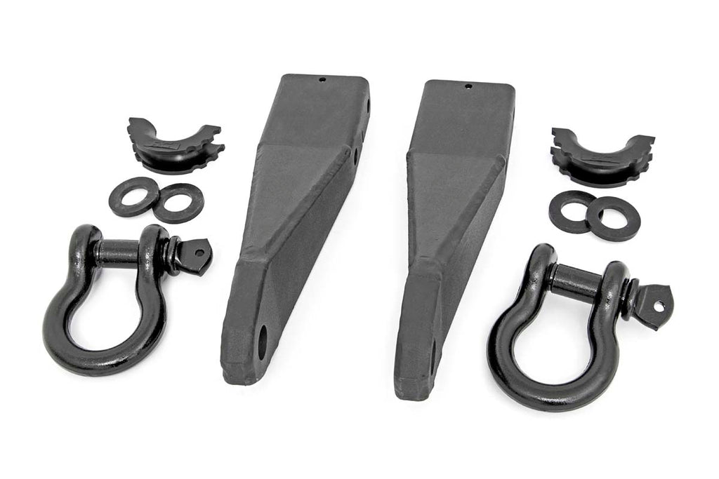 Tow Hook Brackets | D-Ring Combo | GMC Sierra 2500 HD (20-23) Rough Country