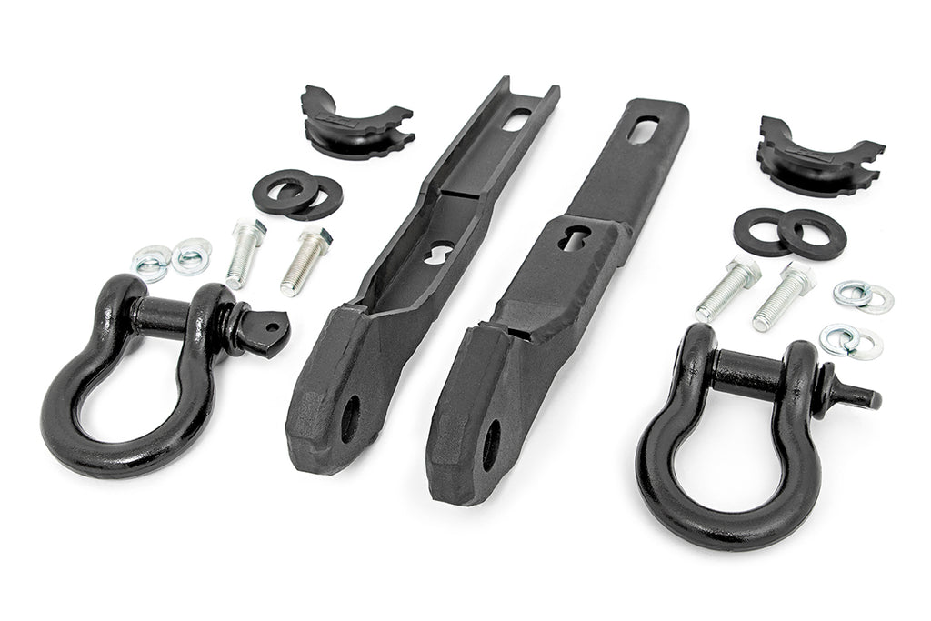 Tow Hook Brackets | D-Ring Combo | Nissan Titan 2WD/4WD (2017-2023) Rough Country