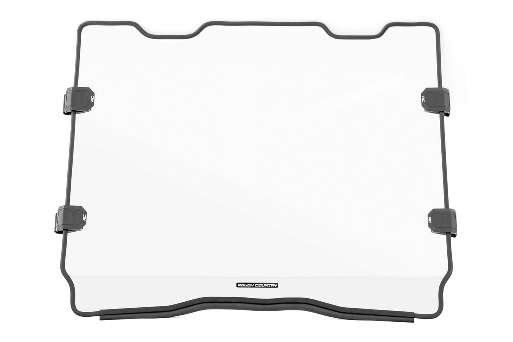 Full Windshield | Scratch Resistant | Polaris RZR Pro/Turbo R Rough Country
