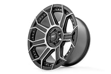 Load image into Gallery viewer, Rough Country 89 Series Wheel | One-Piece | Black Machined Gun Metal | 22x10 | 6x5.5 |  -25mm Rough Country