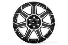 Load image into Gallery viewer, Rough Country 89 Series Wheel | One-Piece | Black Machined Gun Metal | 22x10 | 8x180 |  -19mm Rough Country