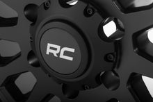 Load image into Gallery viewer, Rough Country 87 Series Wheel | Simulated Beadlock | Black/Machined | 17x8.5 | 6x5.5 | +0mm Rough Country