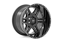 Load image into Gallery viewer, Rough Country 92 Series Wheel | Machined One-Piece | Gloss Black | 22x12 | 8x180 | -44mm Rough Country