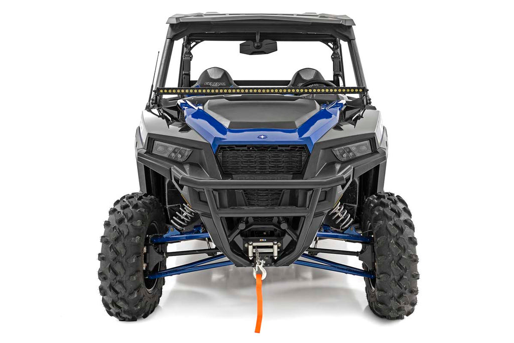 LED Light | Lower Windshield | 50" Black Single Row | Polaris General/General XP Rough Country
