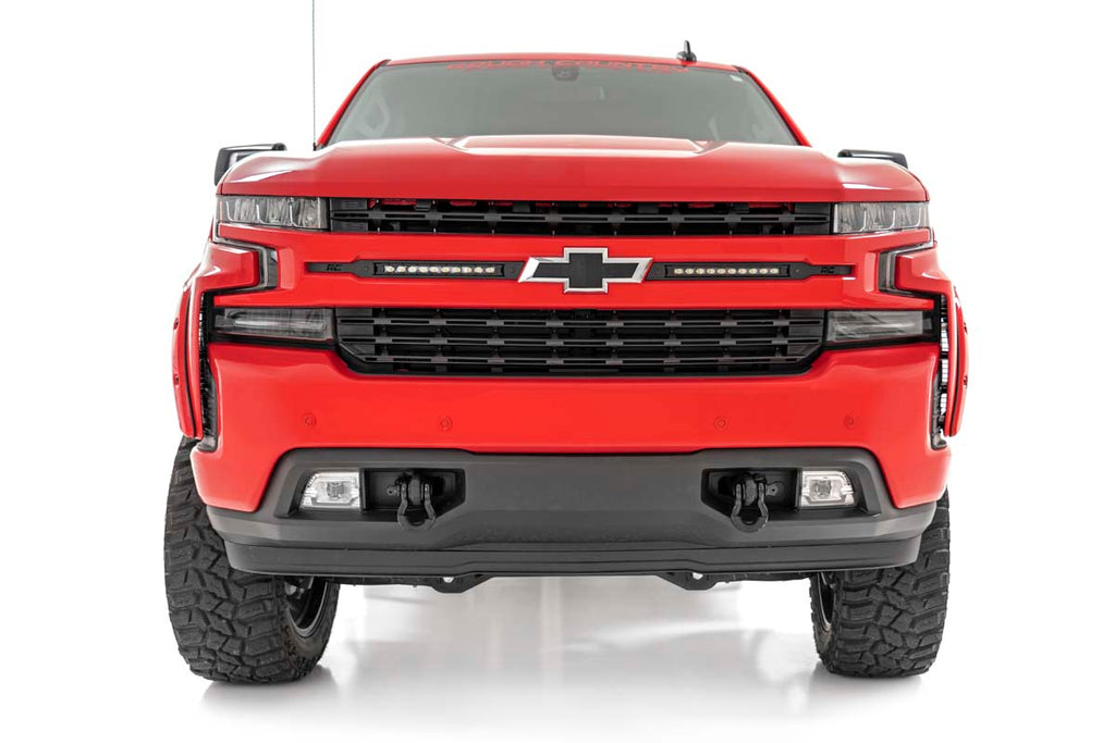 Tow Hook Brackets | D-Ring Combo | Chevy Silverado 1500 (19-23) Rough Country