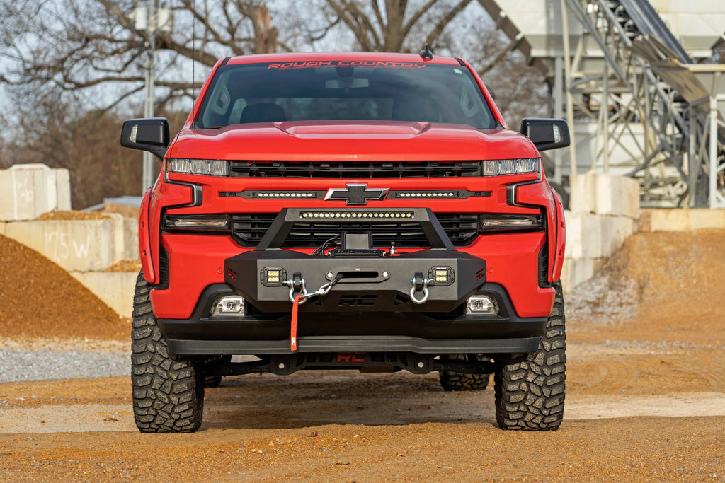 EXO Winch Mount Kit | Chevy Silverado 1500 2WD/4WD (2019-2022) Rough Country