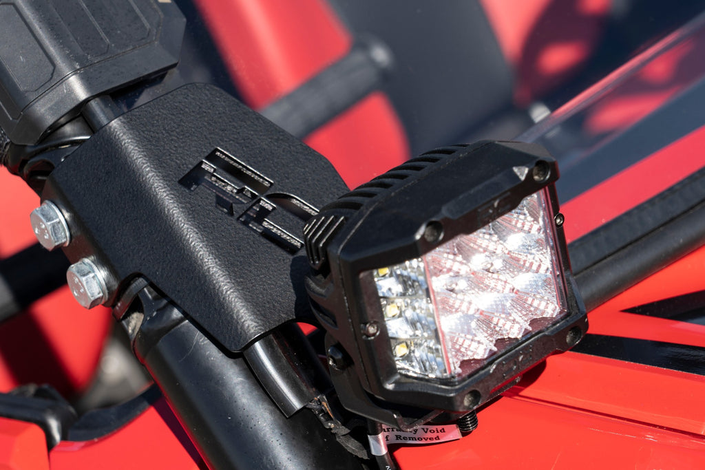 LED Light | Cage Mount | 2" Black Pair | Amber DRL | Honda Talon 1000 Rough Country