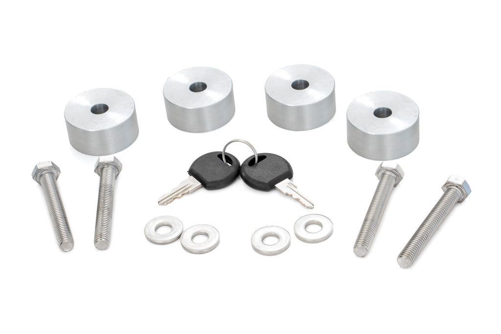 Storage Box | Metal | Slide Out Lockable Drawer | Jeep Wrangler JL (18-23) Rough Country