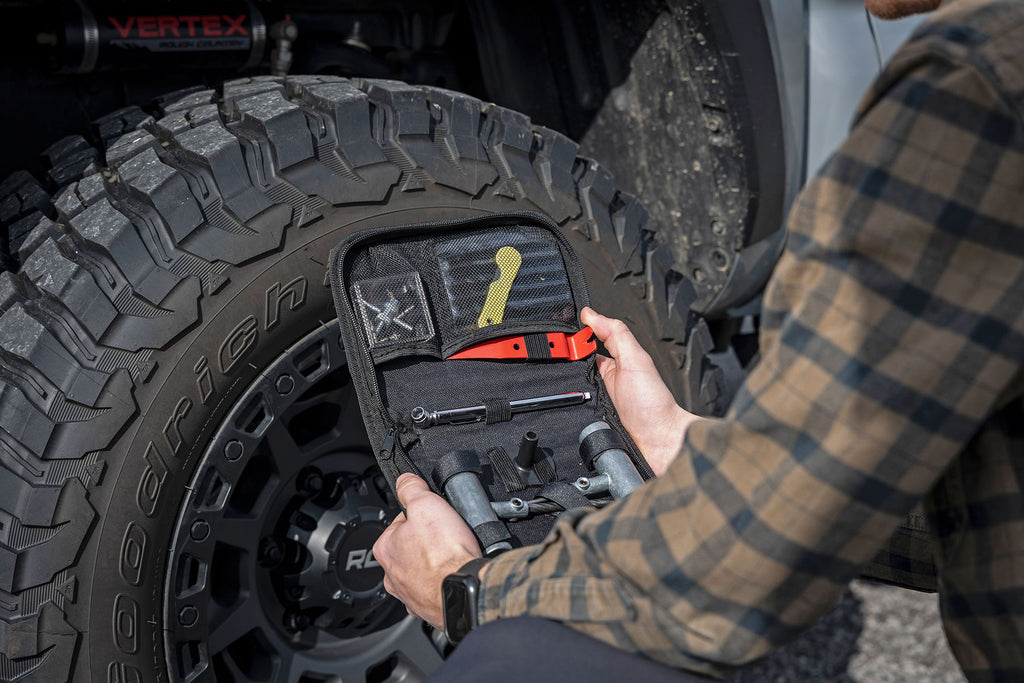 Emergency Tire Repair Kit w/Carrying Case | 39pcs Rough Country