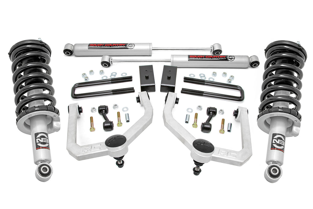 3 Inch Lift Kit | N3 Struts & Shocks | Nissan Titan 4WD (2017-2023) Rough Country