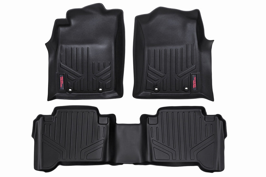 Floor Mats | Front and Rear l Double Cab | Toyota Tundra (07-11) Rough Country