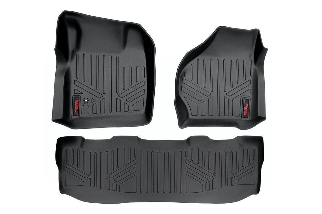 Floor Mats | FR & RR | Crew Cab | Ford F-250/F-350 Super Duty (99-07) Rough Country