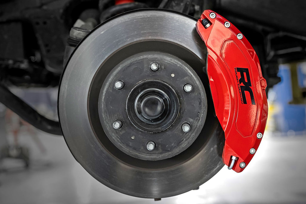 Caliper Covers, Front and Rear, Red
