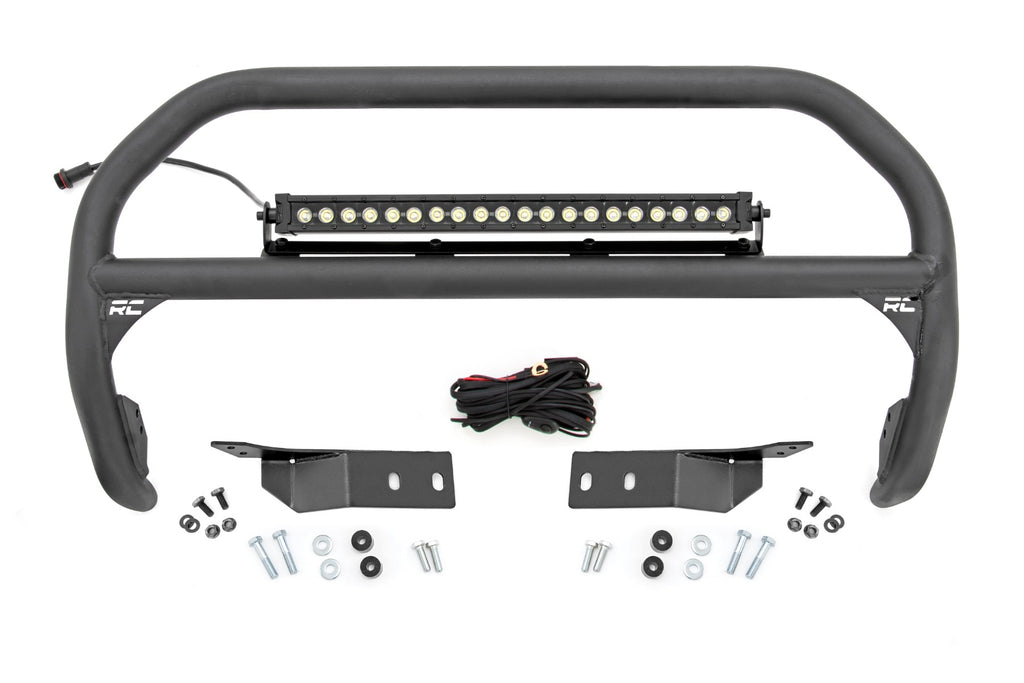 Nudge Bar | 20 Inch Black Single Row LED | Toyota Tundra (07-21) Rough Country