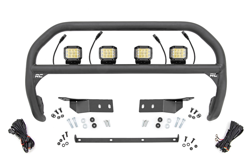 Nudge Bar | 3 Inch Wide Angle Led (x4) | Toyota Tundra (07-21) Rough Country
