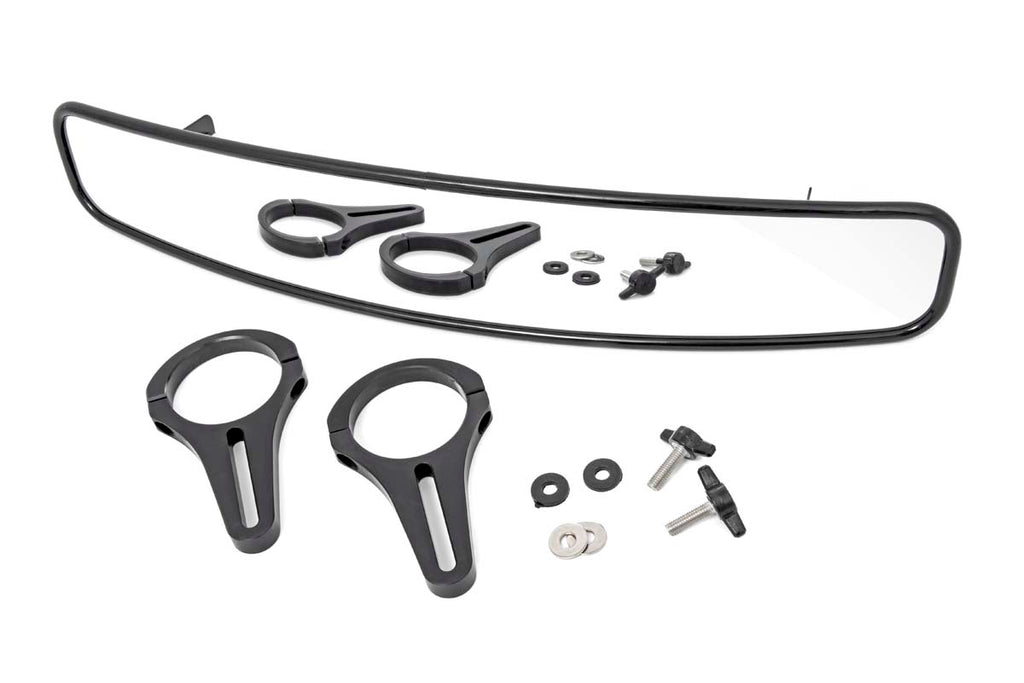 UTV Rear View Mirror | Convex | 17" x 3" | 2" Mount Rough Country