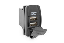 Load image into Gallery viewer, USB Switch Insert | 2x1 with Logo | Blue Back Light Rough Country
