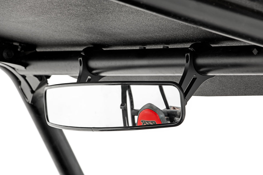 UTV Rear View Mirror | Convex | 17" x 3" | 1.75" Mount Rough Country