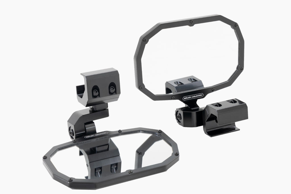 UTV Aluminum Side View Mirrors | Vertical Rough Country