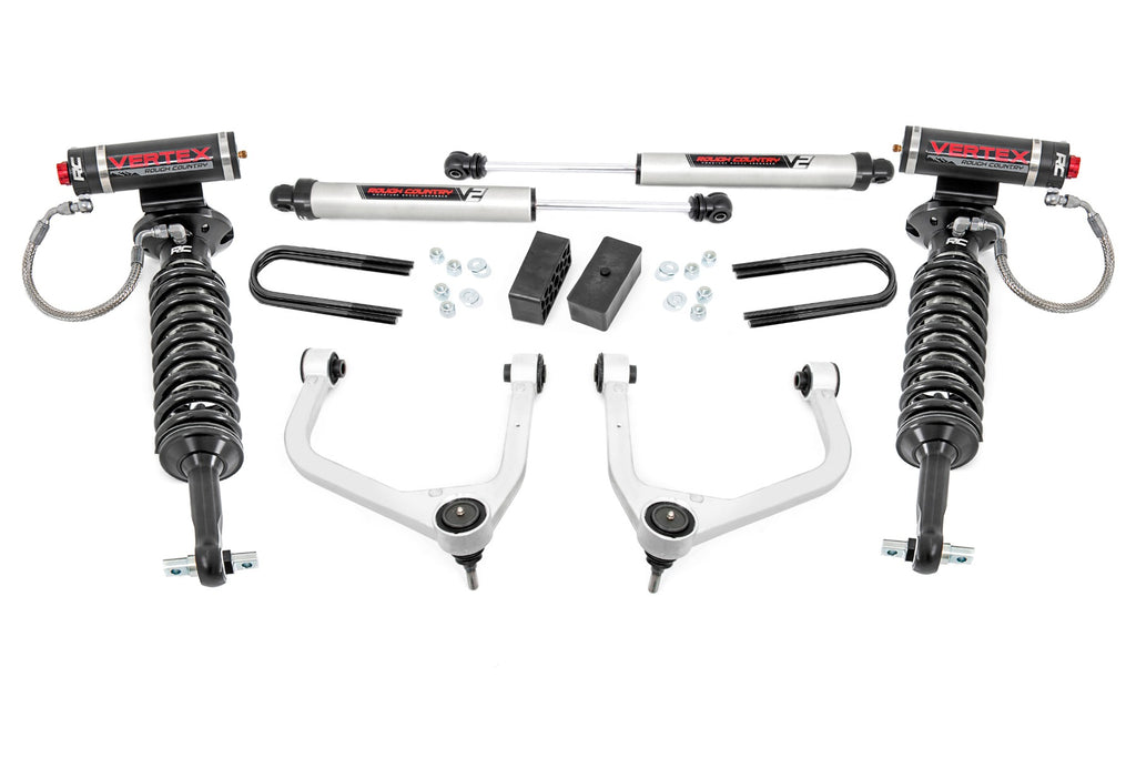 3.5 Inch Lift Kit | Mono Leaf Rear | Vertex/V2 | GMC Sierra 1500 (19-23) Rough Country