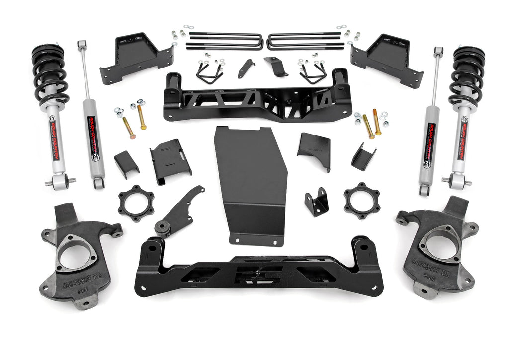 6 Inch Lifit Kit | Cast Steel | N3 Struts | Chevy/GMC 1500 (14-18) Rough Country
